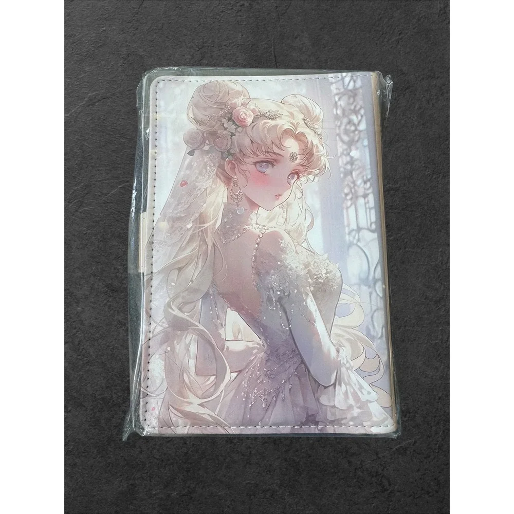 Anime Sailor Moon Inspired A6 Binder Notebook Refillable Journal Grid Paper NEW